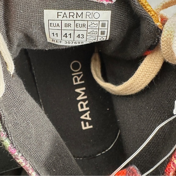 NWT FARM Rio Colorful High-Top Women's Sneakers Size 11/EUR 43 - Picture 11 of 12